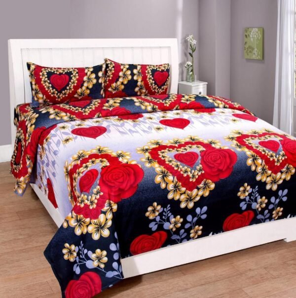 Printed Polycotton Double Bedsheets