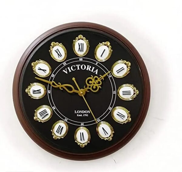 Antique wooden wall clock 12inch